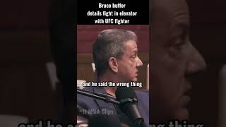 Bruce buffer fought a UFC fighter in an elevator #shorts #mma #ufc #boxing #youtubeshorts #short