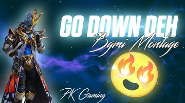 GO DOWN DEH SONG BEAT SYNC MONTAGE| BGMI MONTAGE | #bgmi#pubg#bgmimontage#godowneh