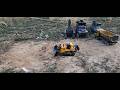 Miniature Earthmovers: RC Construction Fleet at Work