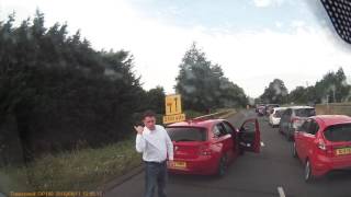 Road rage Northampton Mereway