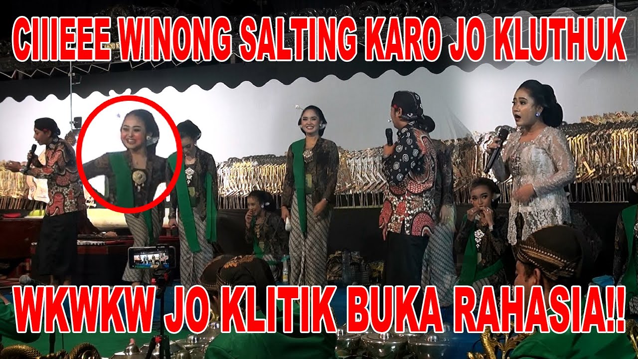 LHADALAH!! JO KLUTHUK NAKSIR SINDEN E PAK CAHYO, WINONG WKWKWKWK!!!