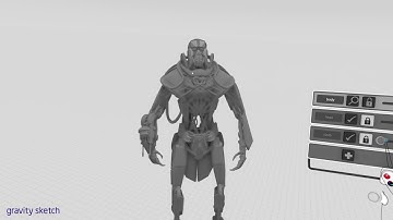 Gravity Sketch VR character design