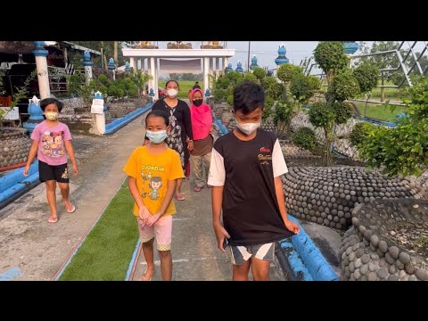 Jalan jalan sama mak e | makan sate 3 bulan sekali nunggu panen padi