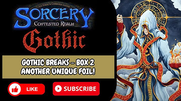Sorcery Contested Realm Gothic - Box 2 - Another Unique foil hit