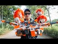 LTT Nerf Mod : TOP 1 Hour Warriors SEAL MARINES Nerf Guns Fight RED SATAN Mask 2