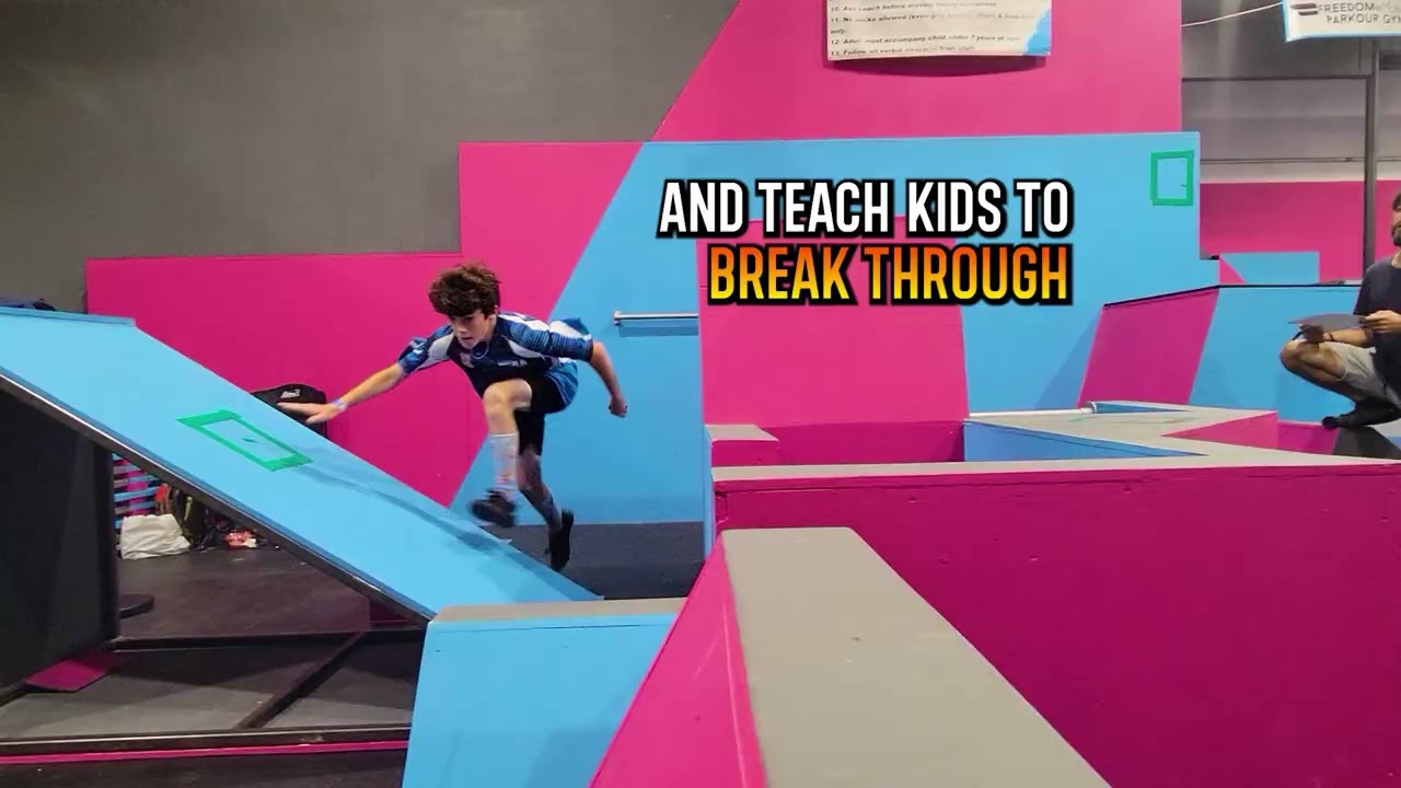 Parkour coaches are like mentors for your kids