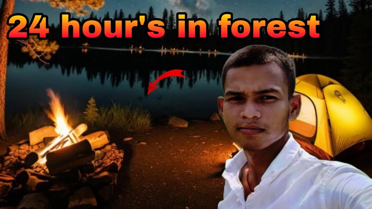 Surviving 24 Hours in forest Alone 😱 Challenge Gone wrong 😰 - YouTube