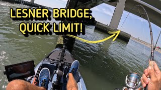 A Quick Limit | Kayak Fishing Lesner Bridge | Virginia Beach Sheepshead