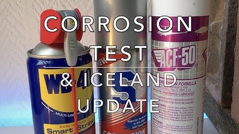 Corrosion test & Iceland update.