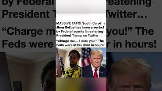 Post reports federal agents arrested Jhon Bellue for threatening Donald Trump online. #JhonBellue