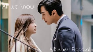 ∆ Kang Tae-Moo × Shin Ha-Ri ∆ Business proposal FMV // All we know //