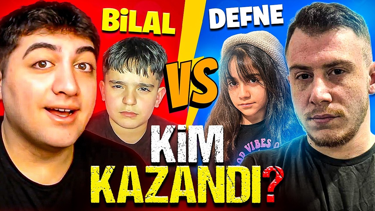 8 YAŞ BİLAL VE CARL vs 8 YAŞ DEFNE VE LUNE! (CEZALI) | PUBG Mobile