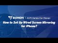 How to Set Up Wired Screen Mirroring for iPhone? | Eonon A12S Series Android 13 Car Stereo