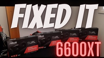ASUS 6600 XT had problem could not overclock the cards on MSI afterburner this is how I fixed it ETH
