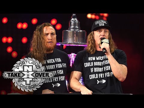 Riddle leads NXT Universe in “Fishy” sing-a-long: NXT TakeOver: Portland (WWE Network Exclusive)