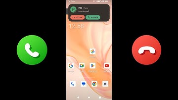 CUBOT P80 incoming call