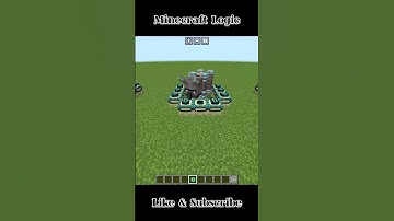 End Portal Logic in Minecraft #minecraft #logic #shorts