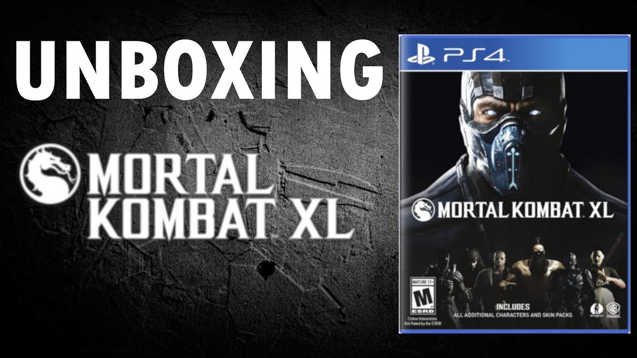 Unboxing Mortal Kombat XL PS4 YouTube