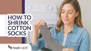 How to Shrink Cotton Socks | Step-by-Step Guide for a Perfect Fit! 🧦🔥