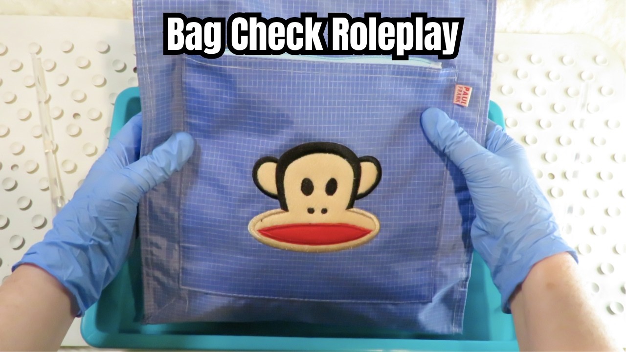ASMR TSA bag check roleplay 10