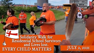 Solidarity Walk to honour Residential School Survivors