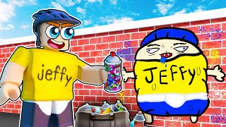 Jeffy BECOMES What He Paints In Roblox! screenshot 2