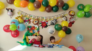 Aren'in Doğum Günü Hediyelerini Açtık/Dinozor/Araba/Uçak