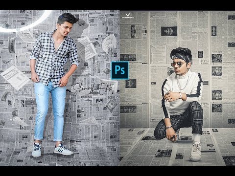 Photoshop Trending Newspaper Background Editing | photoshop editing | -  YouTube