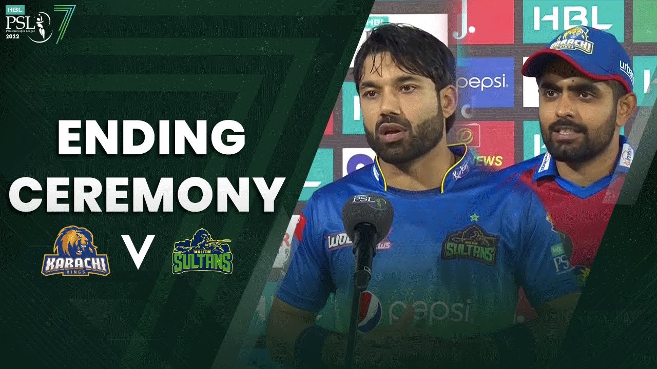 Ending Ceremony | Karachi Kings vs Multan Sultans | Match 1 | HBL PSL 7 | ML2L