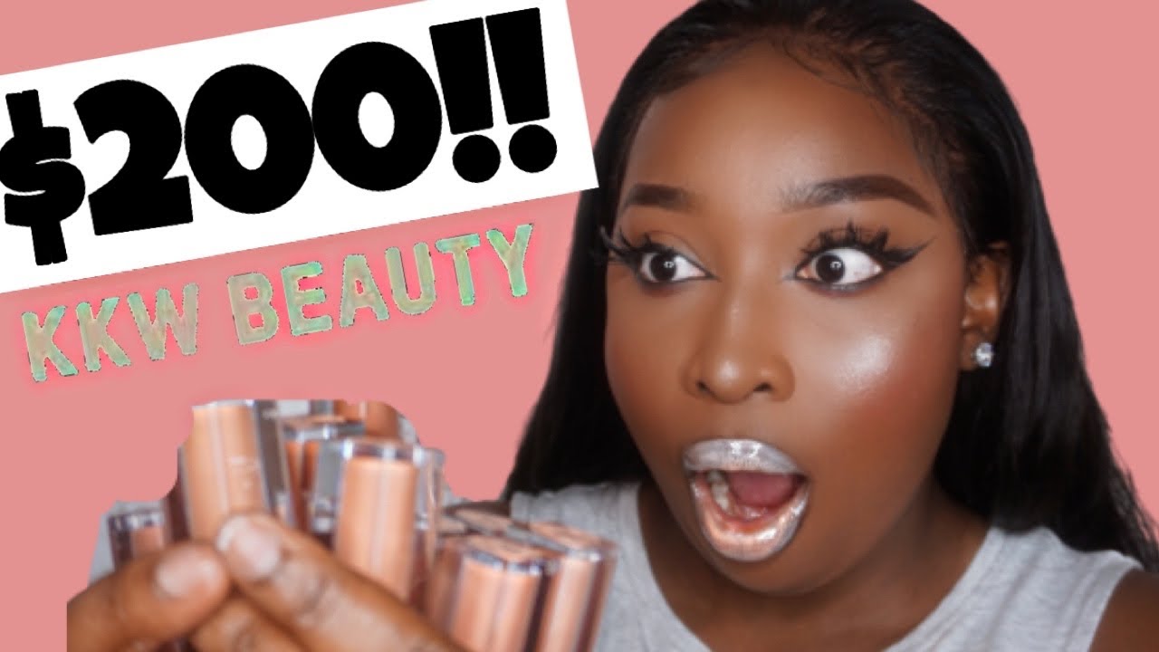 SPENT $200 on KKW BEAUTY NUDE LIP GLOSS COLLECTION! Is it BLACK GIRL APPROVED?!
