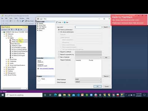 04   How to create a new user (username and password)  in SQL Server