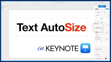 Hoe u de tekstgrootte in Keynote-presentaties automatisch kunt aanpassen