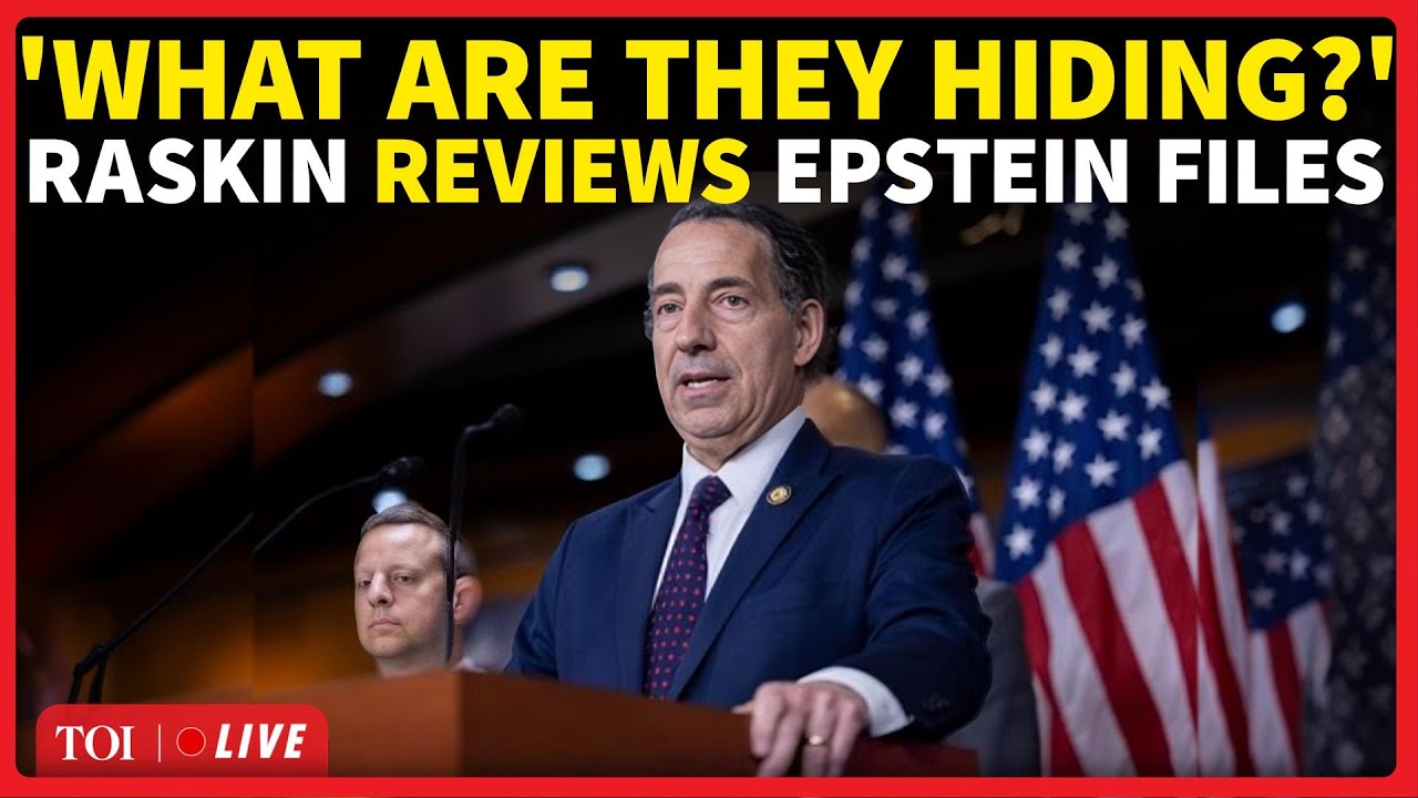 Rep. Jamie Raskin Sounds Alarm On Epstein Files; Says 'Very Suspicious And Baffling'