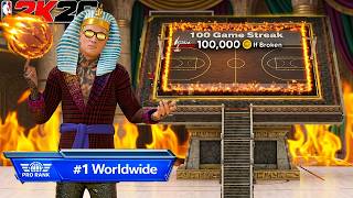 I SET THE 10K COMP STAGE COURT ON FIRE! (100K VC STREAK) LAST FIREBALL OF NBA2K26!
