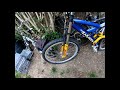 late 90s  Saracen  with hope brakes  xfusion o2 pro  shock saved from scrap