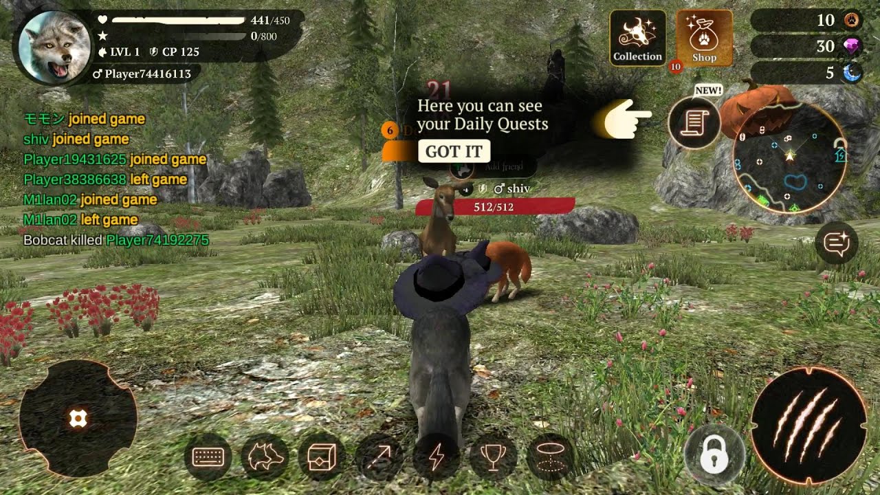 The Wolf: Animal Game Subcategory Role Playing Games || Android Game-play