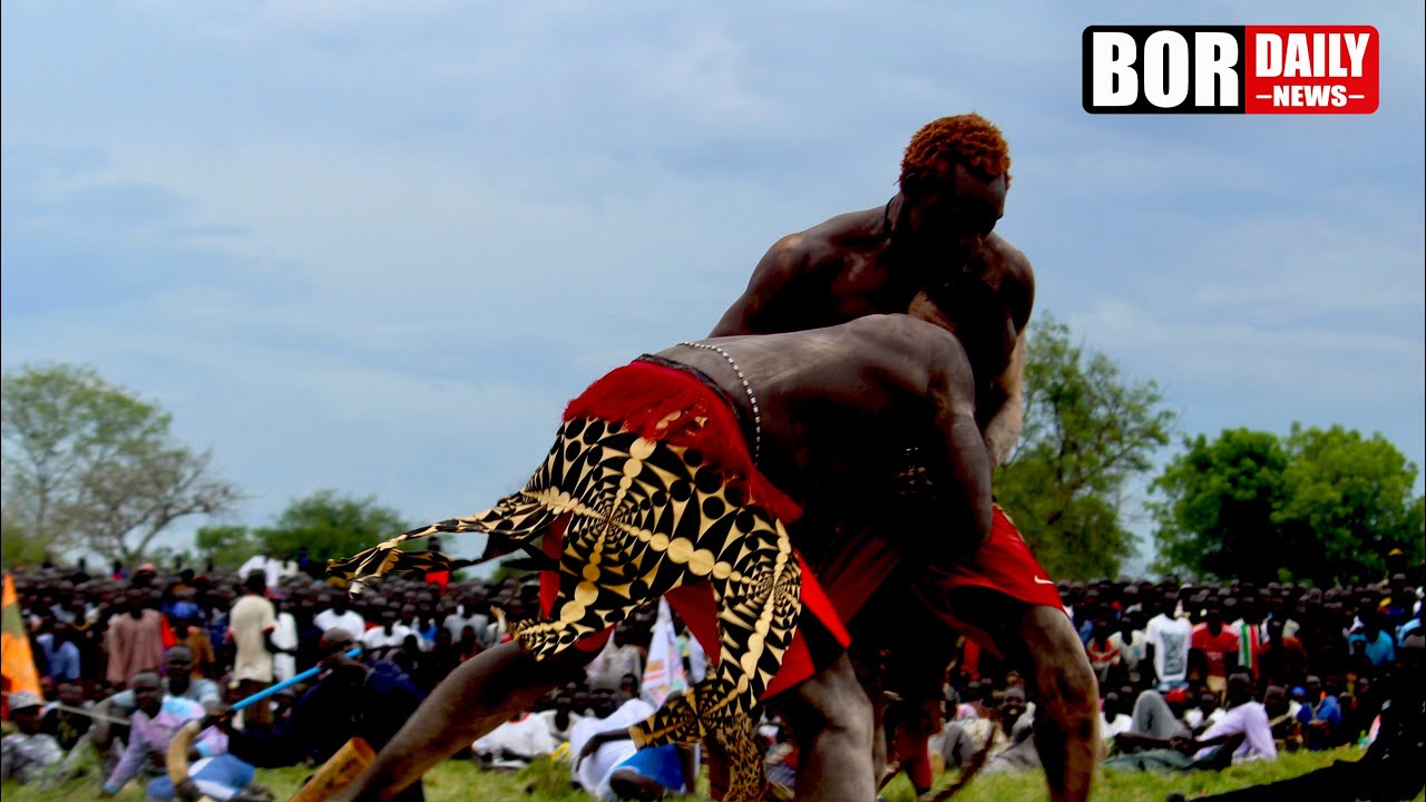 Agok DEER Vs PARIAK| Akol Agok defeated Dechthii (South Sudan Wrestling) HD ...