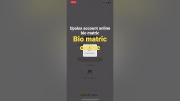 Upaisa account bio matric on line