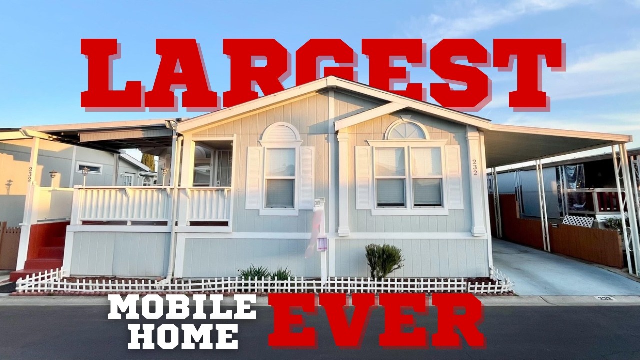 San Jose’s Massive Triple-Wide Mobile Home Tour 🏡🔥 | Franco Mobile ...