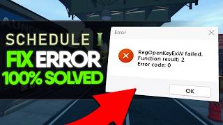 Famous How to Fix RegOpenKeyExW Failed Error Code 0 (Schedule 1 Fix 2026) Net Worth