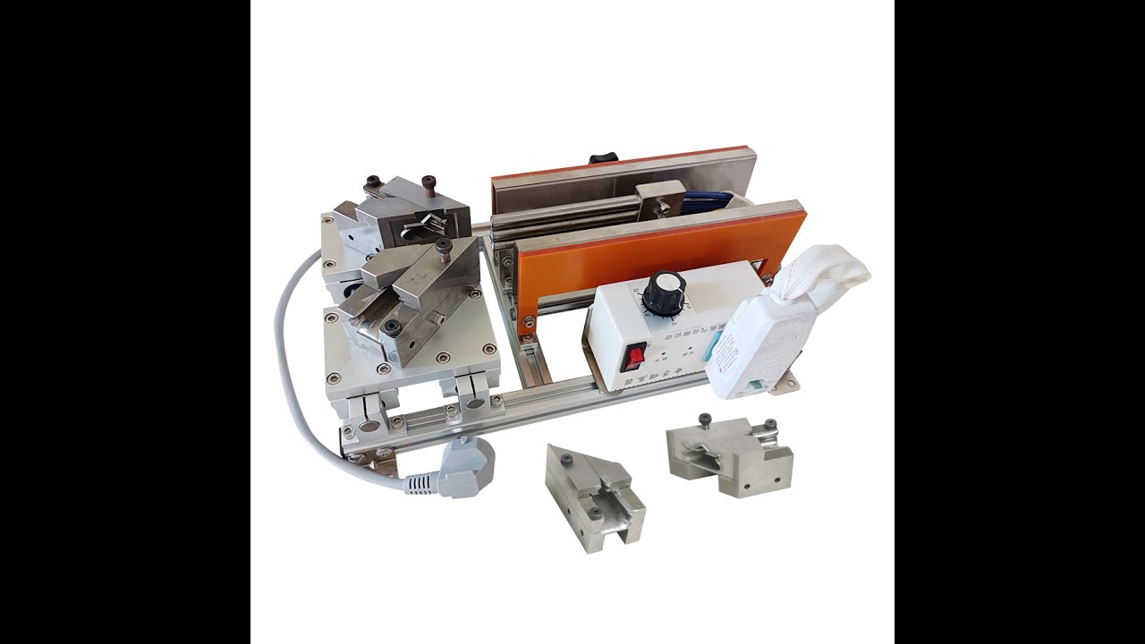 mini refrigerator gasket (fridge seal) welding machine test