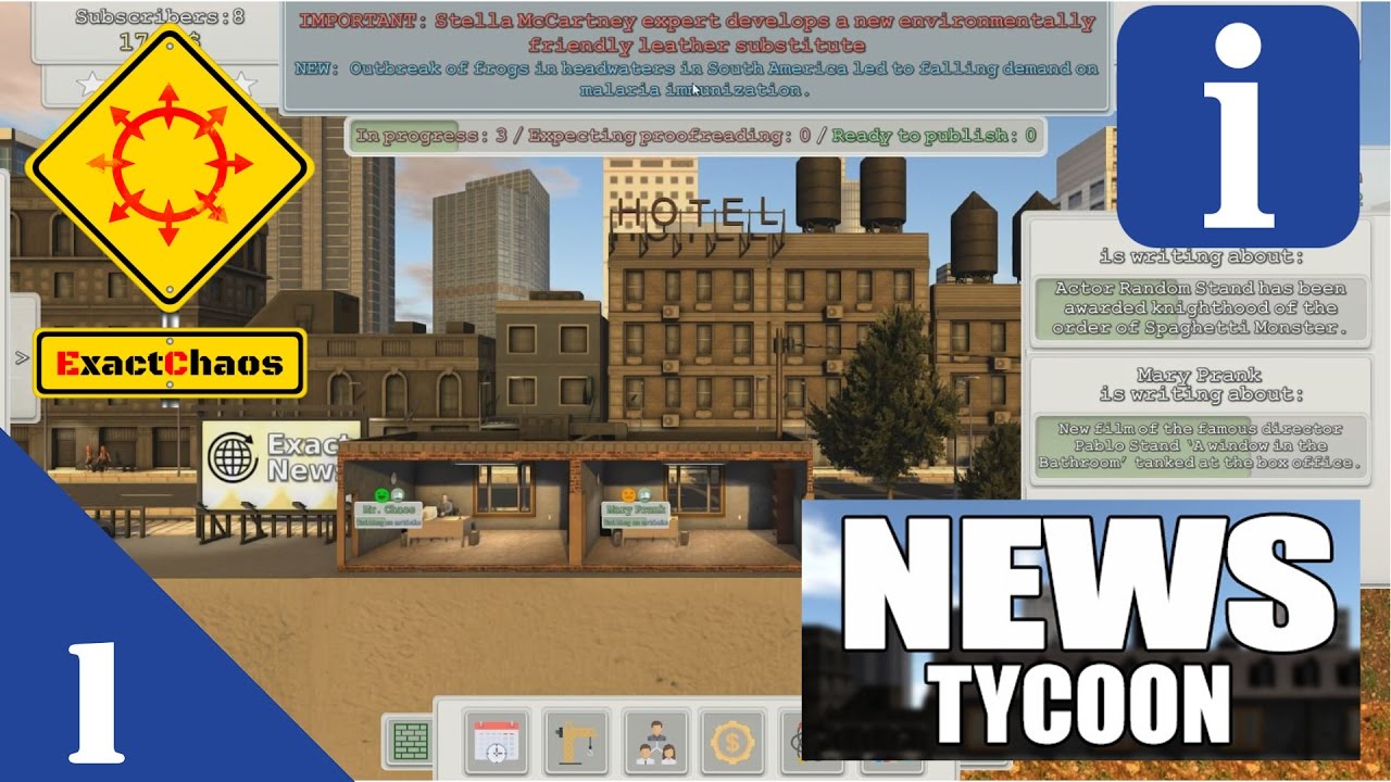 News Tycoon - First Look #1/3