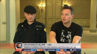 blink-182 en Tele13 de Canal 13 Chile