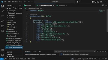 Business Central short video: Generate permission sets as AL object with namespaces
