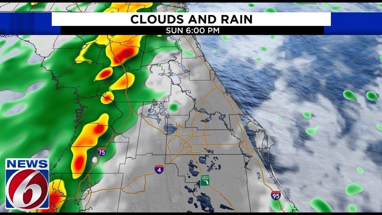 Warm weekend before cold front arrives in Central Florida - YouTube