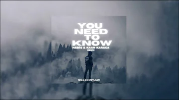 Axel Johansson - You Need To Know ( Habiş & Kaan Karaca remix) @axeljohanssonmusic