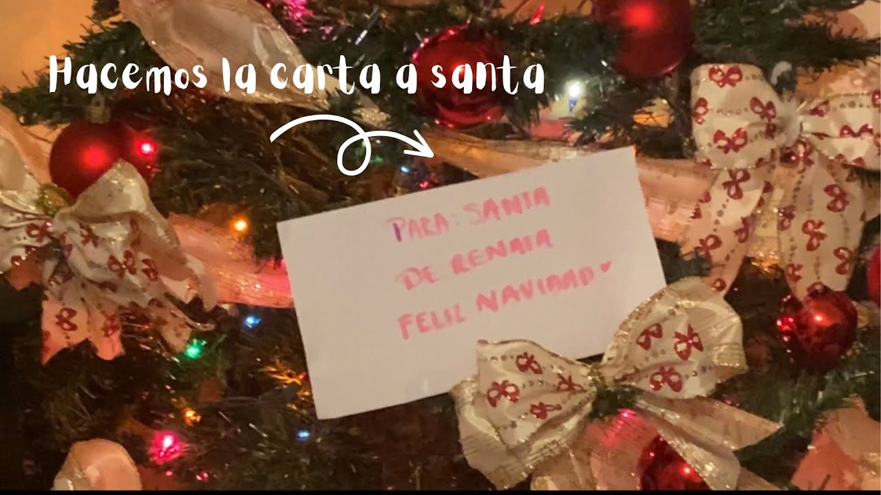 Hacemos la carta a Santa+ día con nosotras🥰🎄|Mamá a los 19 - YouTube