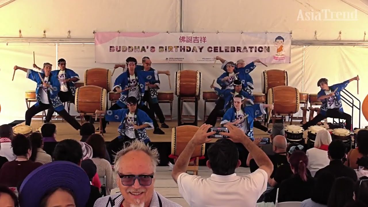 Orlando Taiko Dojo - "Kamitsuki" performance at Guang Ming Temple Buddha's Birthday 2025
