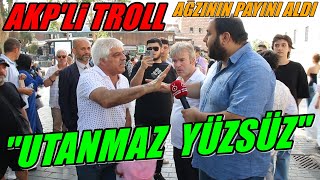 Yüzsüz Akpli̇ Muhabir Akpli Trollün Ağzının Payını Verdi