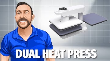 AKEYDIY Dual Auto Heat Press Machine